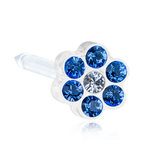 BD MP Daisy Sapphire/Crystal 5mm