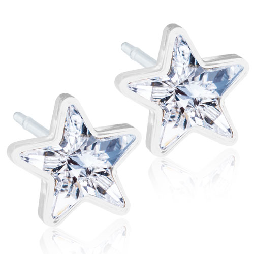 Plastic Star Crystal 6mm