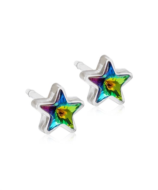 Plastic Star Green Shimmer 6mm