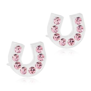 Plastic Brilliance Horseshoe Light Rose 7mm