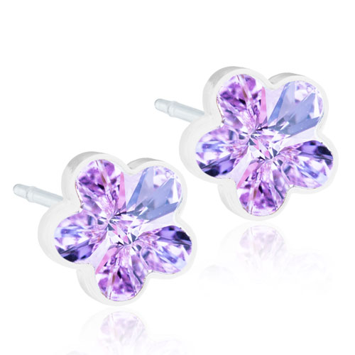 Plastic Flower Violet 6mm