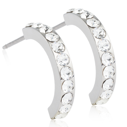 Titan Pendant Brilliance Curved Crystal 15mm