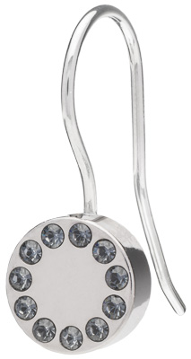 Titan Pendant Brilliance Puck Black Diamond 8mm