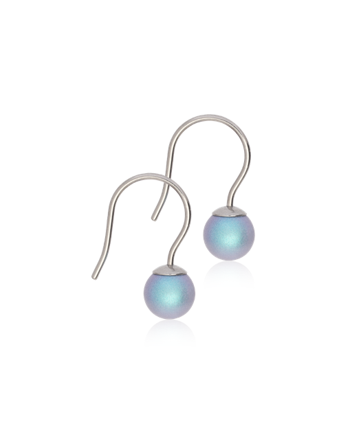 NT Mini Pendant Pearl 6 mm, Rainbow shimmer