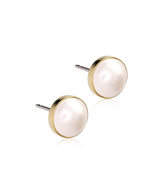 GT Bezel Pearl 8 mm, White
