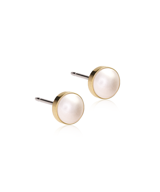 GT Bezel Pearl 6 mm, White