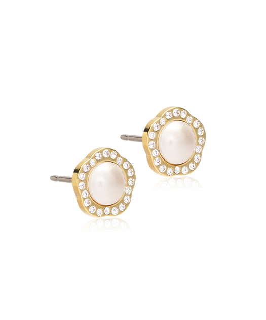 GT Brilliance Fancy Pearl 8 mm, Crystal/white
