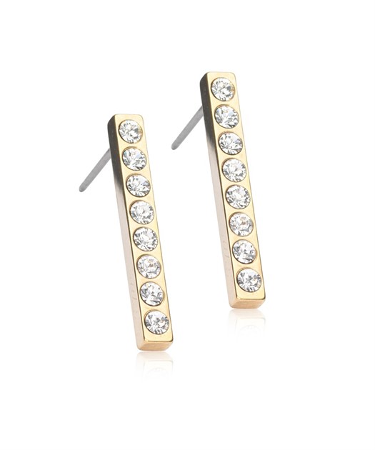 Golden Pendant Brilliance Straight Crystal 20mm