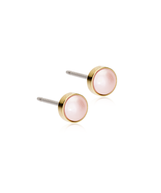 GT Bezel Pearl 5 mm, Light rose