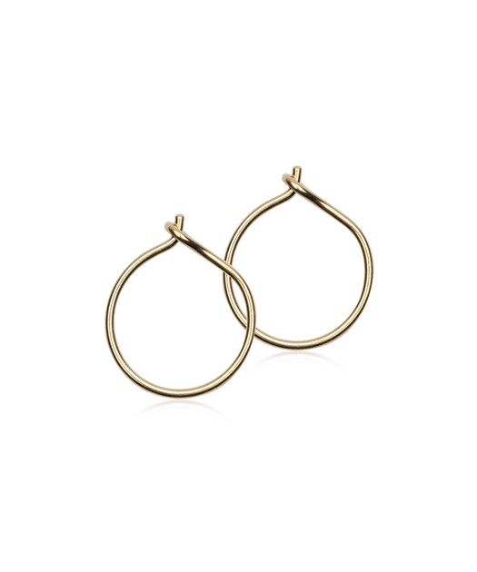 Golden Ear Ring 12mm