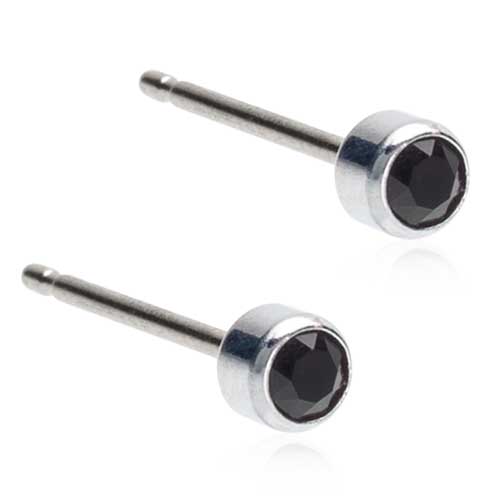 Silver Bezel Black 3mm