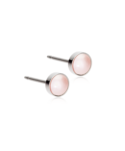 ST Bezel Pearl 5 mm, Light rose