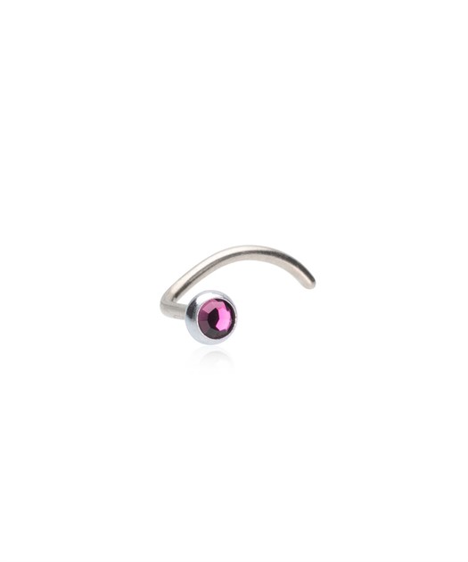 Silver Bezel Lilac Nose 3mm