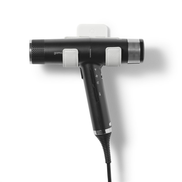 GA.MA IQ2 Fönhållare Waist / Wall Vit