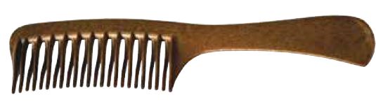 Skaftkam Brun Dubbeltandad