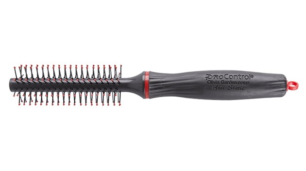 OG Rundborste Svart/Röd 12mm