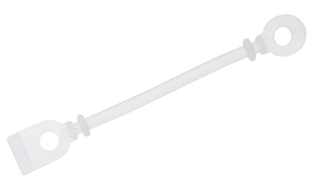 Gummiband Silicone Med Kula Runda Korta 50-p