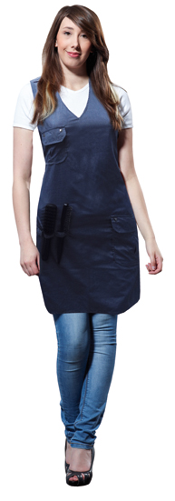 Förkläde Trend Jeans Style Blue