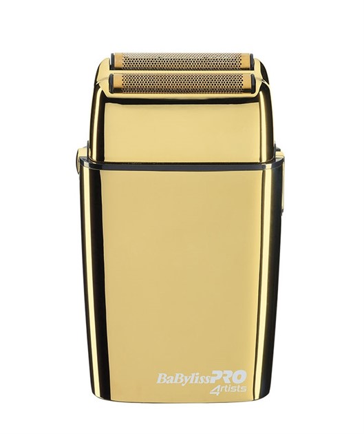 Babyliss Pro Double Foil Metal Shaver Gold