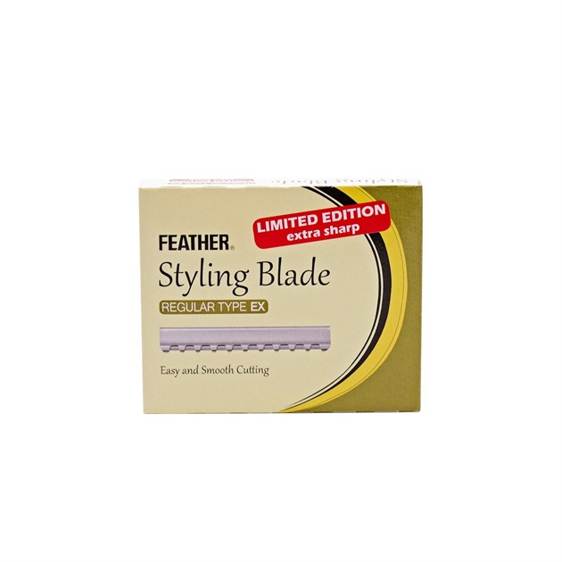 Feather Blad Gul Extra Sharp 10-p