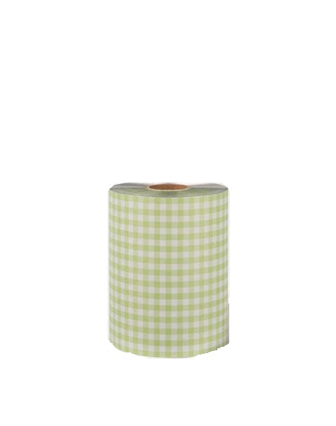 Framar Embossed Roll Medium Gingham Green