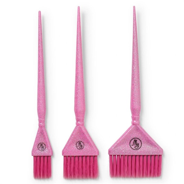 Färgpensel Set Bubble Gum Pink Glitter