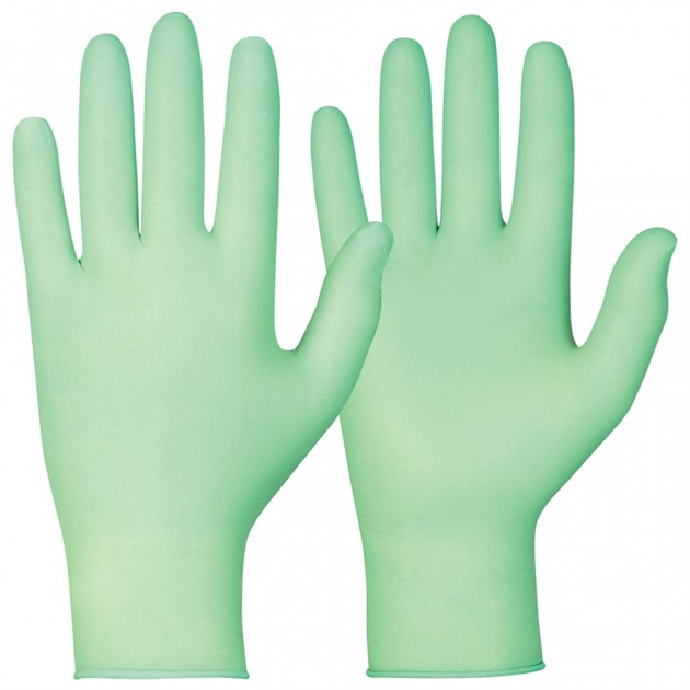 Gröna Nitrilhandskar Aloe Vera100-p