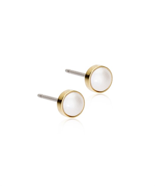 GT Bezel Pearl 5 mm, White